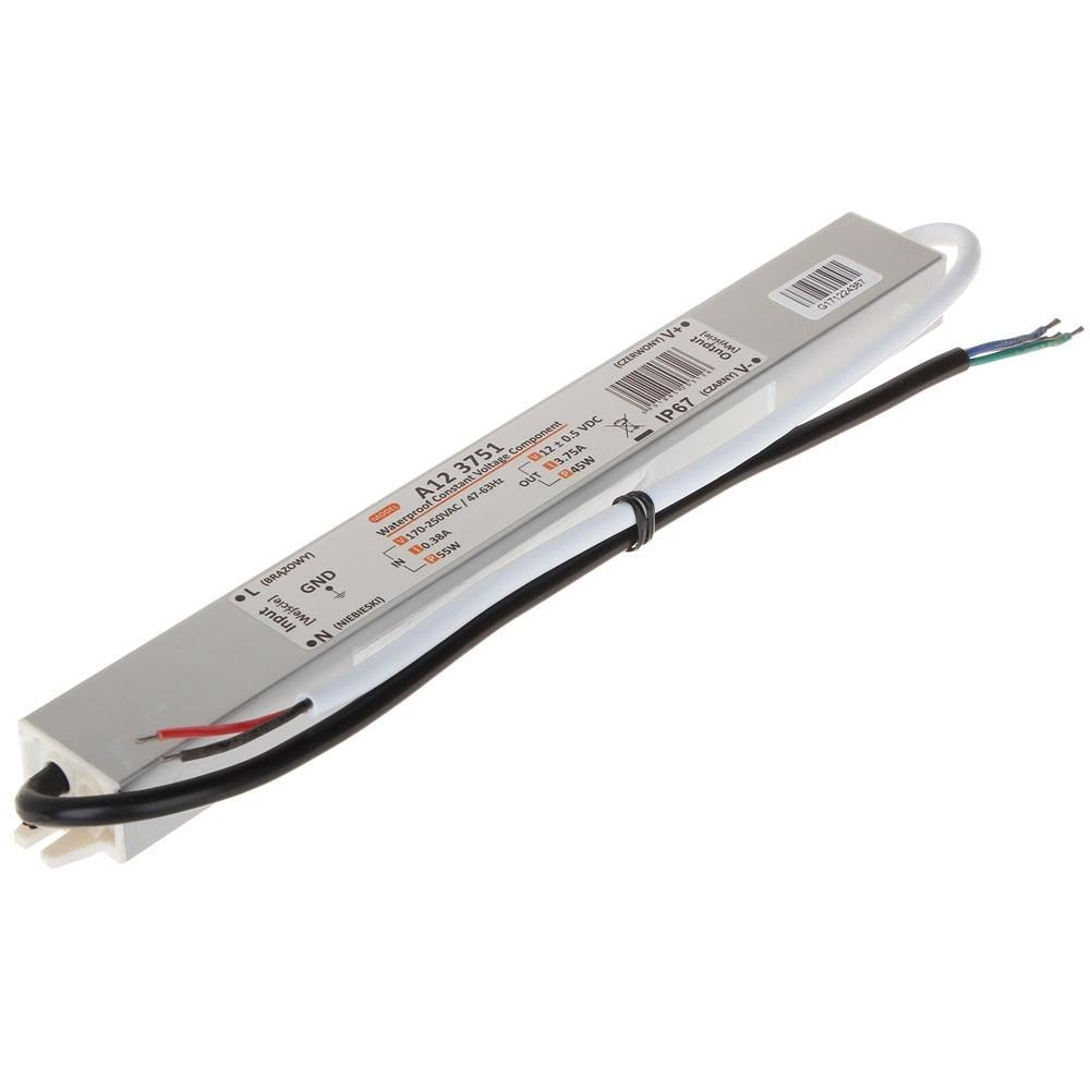 LED waterproof power supply - 12V - 3.75A - 45W - IP67