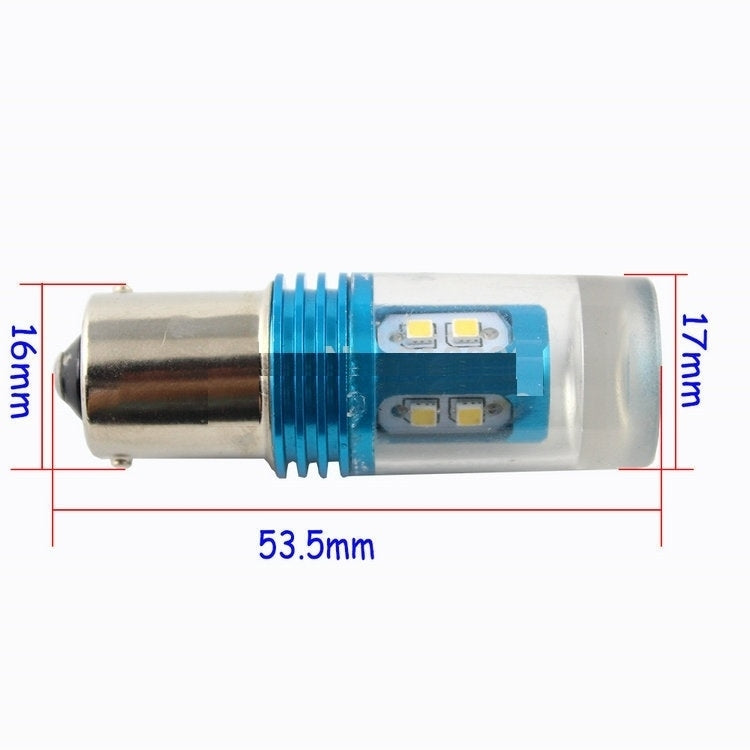 BAY15D LED 10-SMD 3535 lamp 12v wit