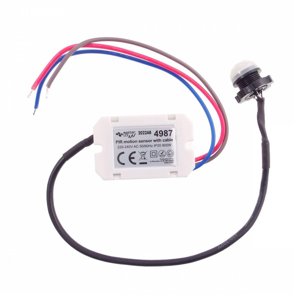 PIR motion sensor - 120/360 degrees - 800W - 6 meter range