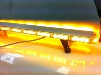 100cm LED rotating beacon - ORANGE light bar - with traffic controller