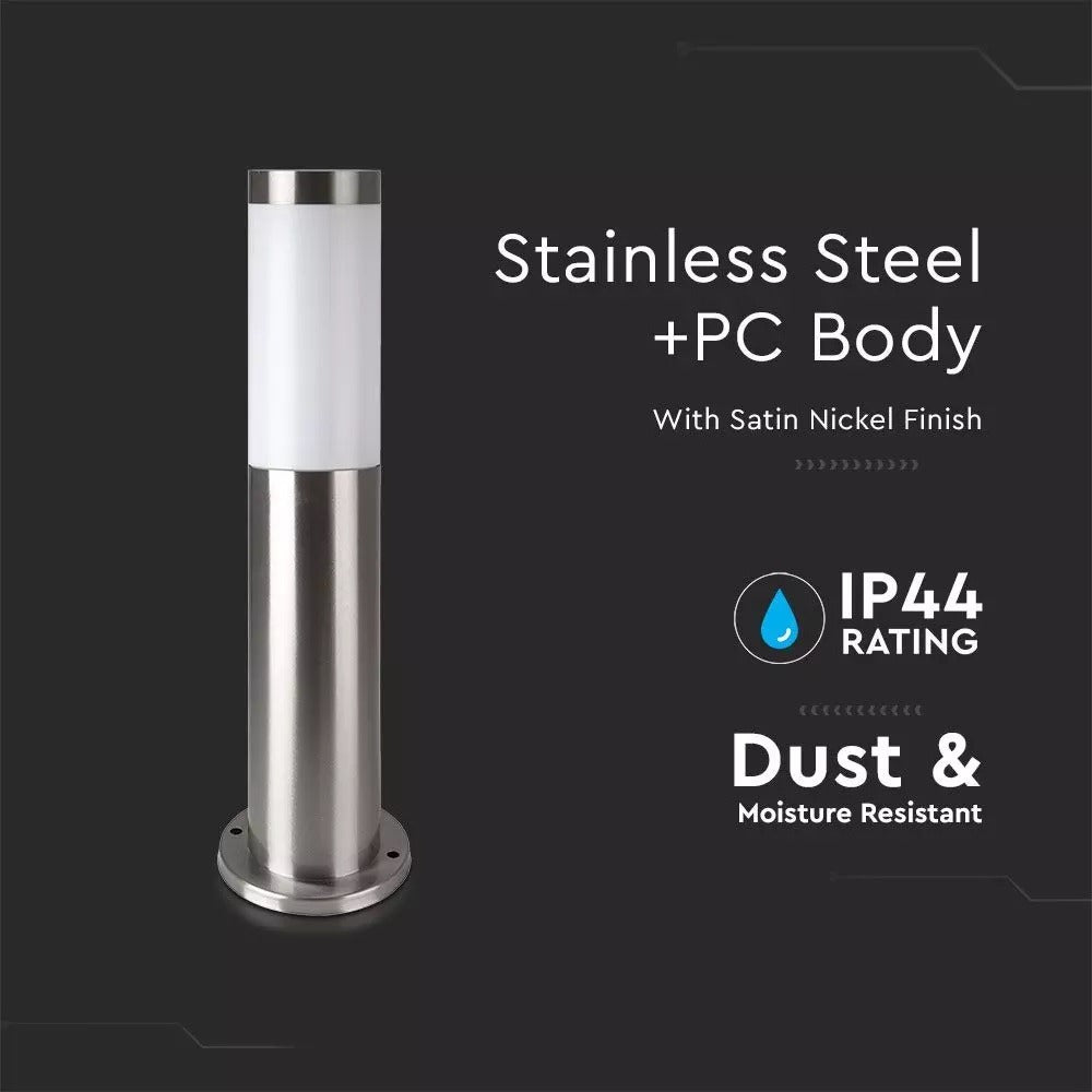 LED outdoor lamp - 45cm - stainless steel pillar - BOLLARD E27