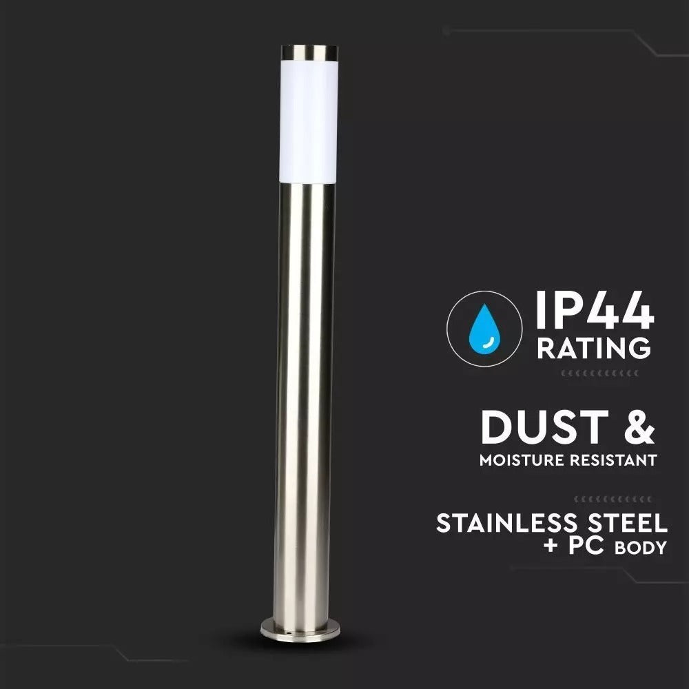 Lampe extérieure LED - 80 cm - Borne en acier inoxydable - E27