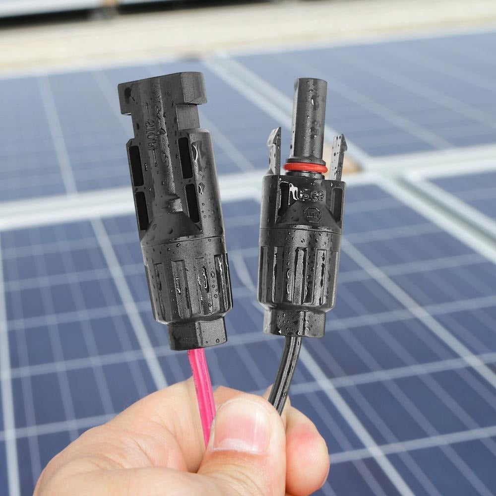 MC4 connector Male + Female - Solar panel - 100 pieces