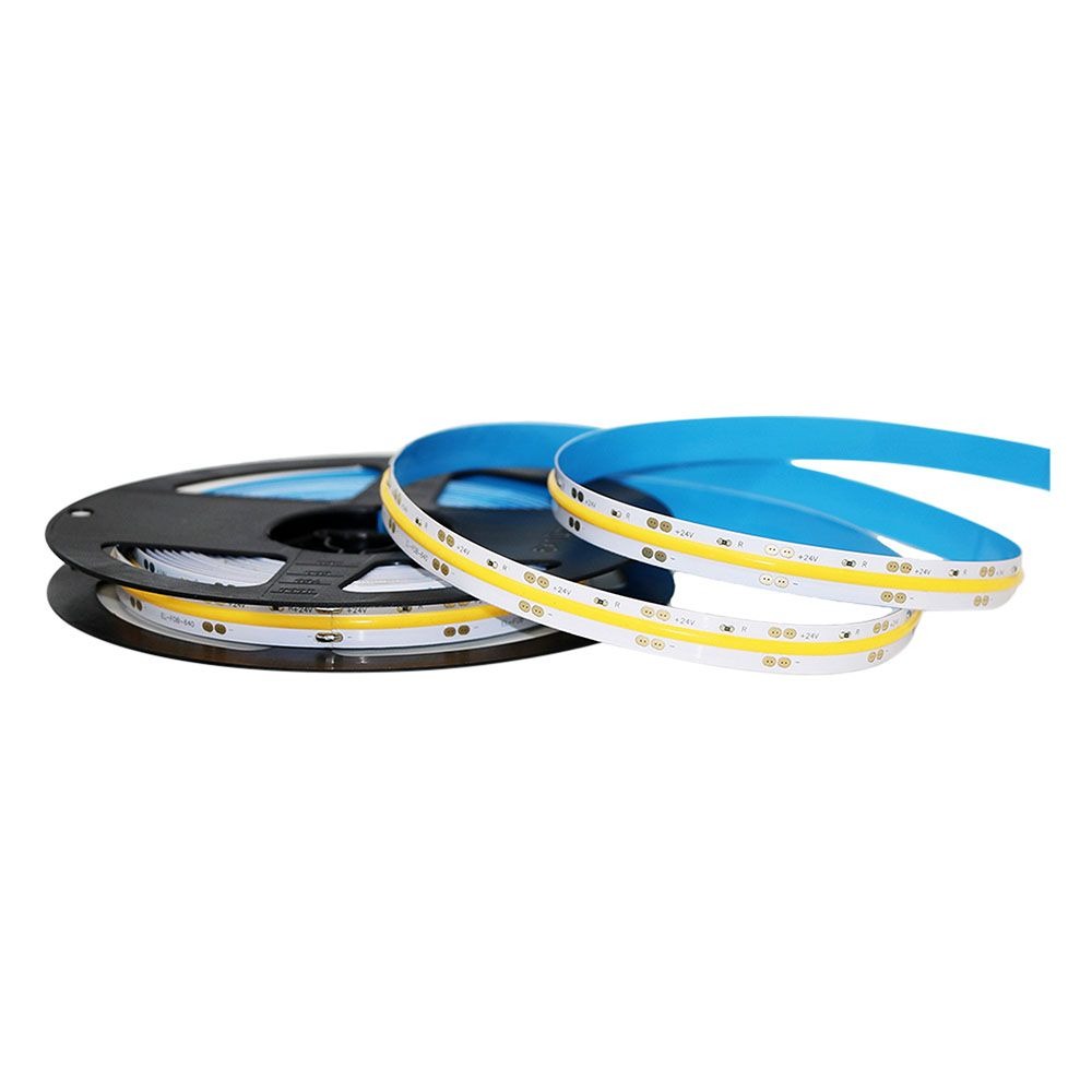 5 meters warm white LED strip - 280 LEDs - 24 Volt - 50 watt - COB