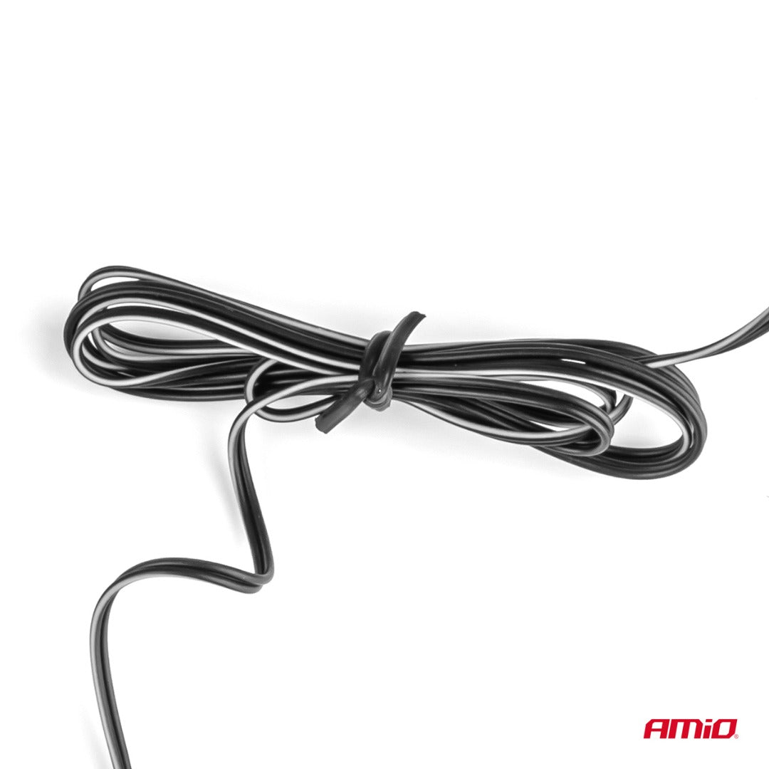 Bandes latérales LED COB flexibles - 12 V - Lumière orange - Éclairage intérieur de voiture