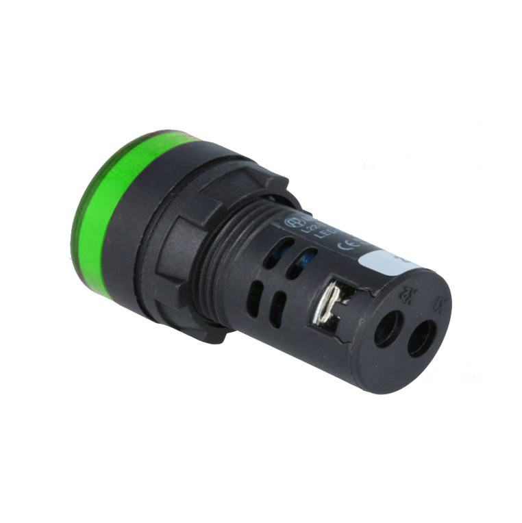 Controlelampje - LED indicator - 24V - 22mm - Groen