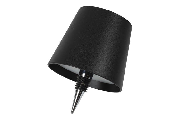 Draadloze tafellamp – Touch bediening – 3 lichtkleuren – USB-C oplaadbaar - Zwart