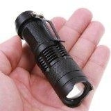 Torch LED 300 Lumens flashlight mini black 9.3 CM