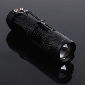 ABC LED 300 Lumens LED flashlight mini black 9.3 CM ABC LED