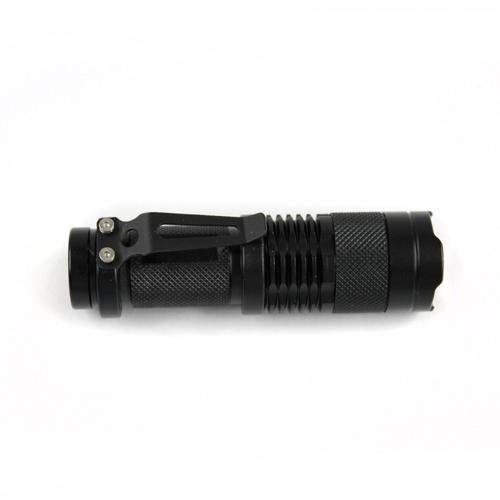 ABC LED 300 Lumens LED flashlight mini black 9.3 CM ABC LED
