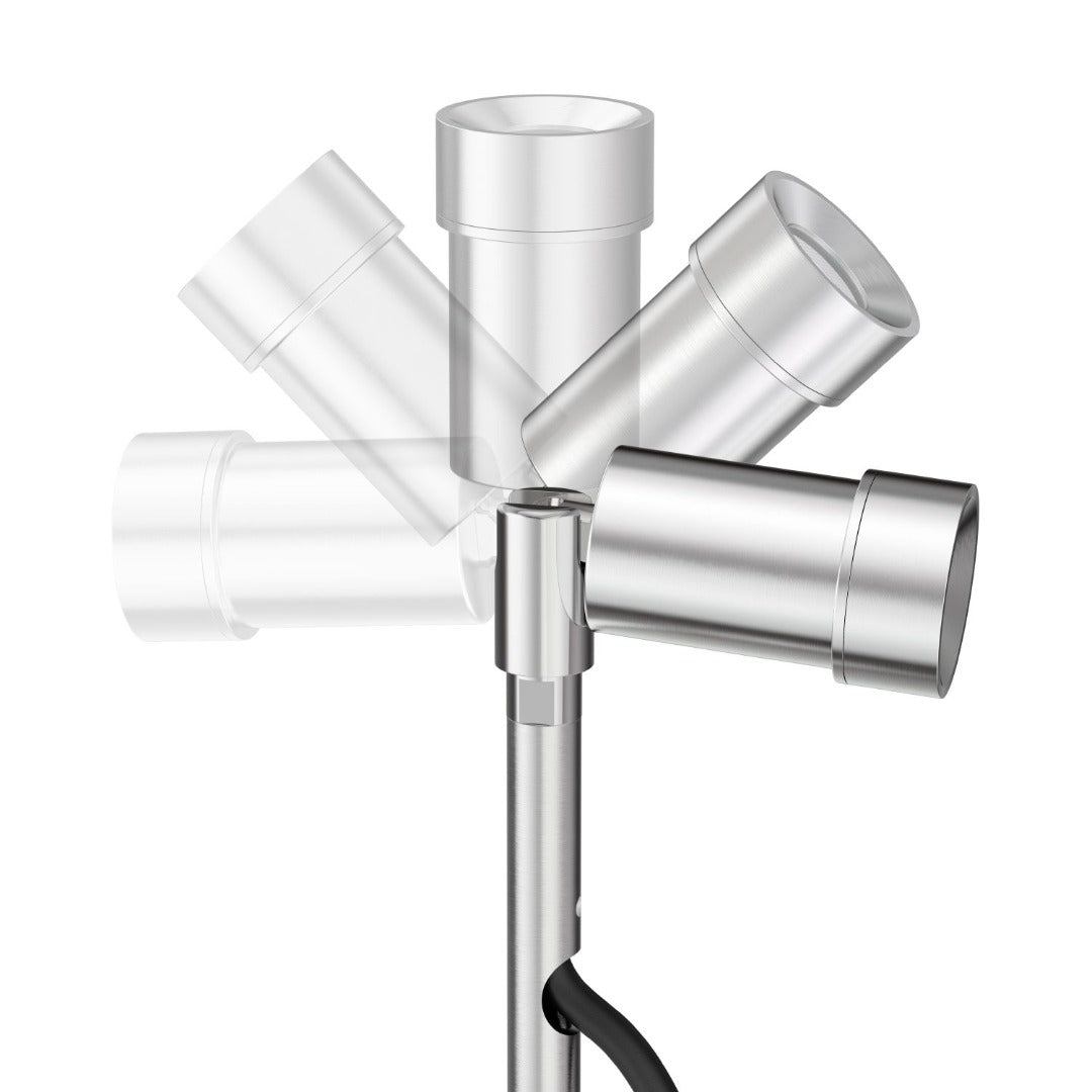 2x LED grond spot - 12V - 1.5 Watt - Complete set