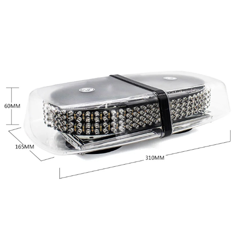 LED roof flashing light - 240 LEDs - Orange/blue - 12/24V