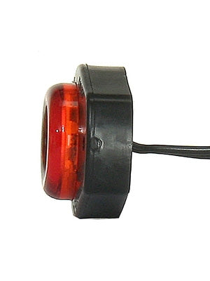 Bloc d'éclairage LED plat pour voiture - lampe 6 LED rouges - 12 V / 24 V