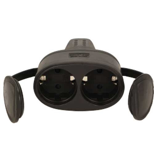 DUO Plug rubber waterproof - 230V