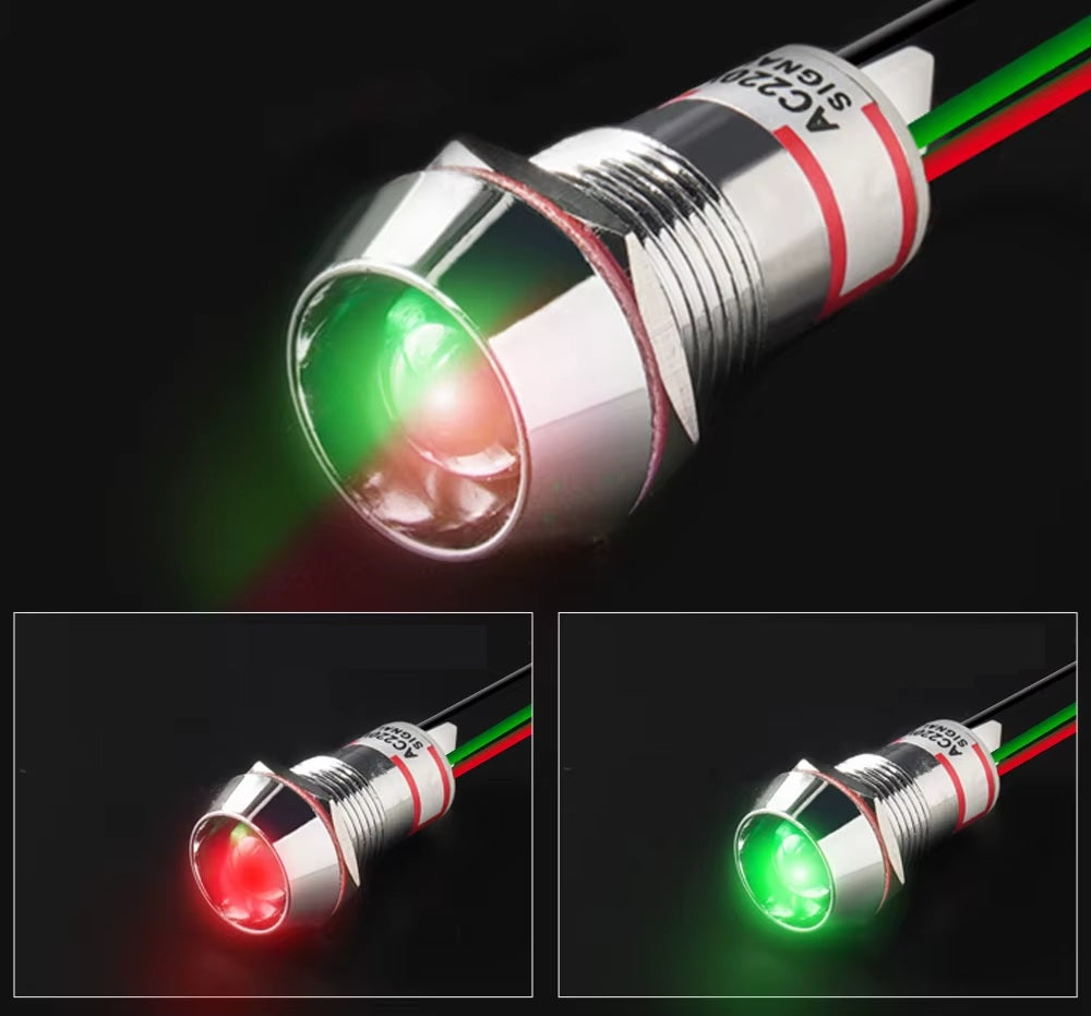 Mini LED spotlight - Green - 10mm - 12/24V