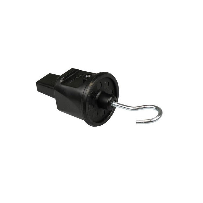 End piece with hook - For flat spike cable