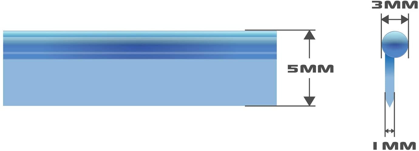 Fil électroluminescent rouge pour éclairage intérieur - 12 volts - 2 mètres