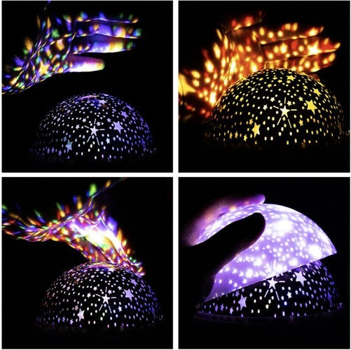 Veilleuse LED avec projecteur - Rose