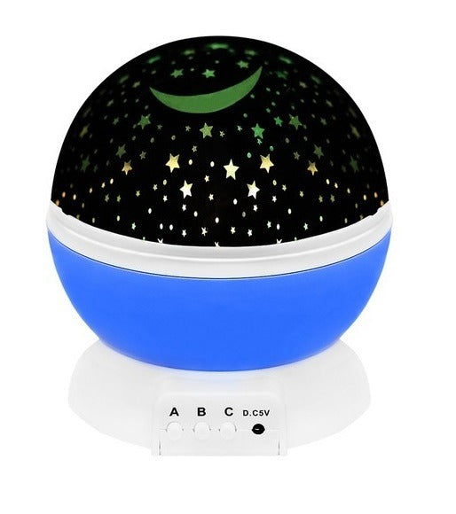 Veilleuse LED avec projecteur - Bleue