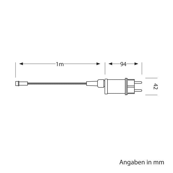 Power supply - 12V DC - 18W - IP44 - DOP