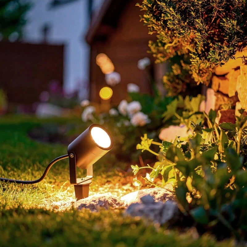 12V Fern LED Spot - warm white - black housing - 3 Watt