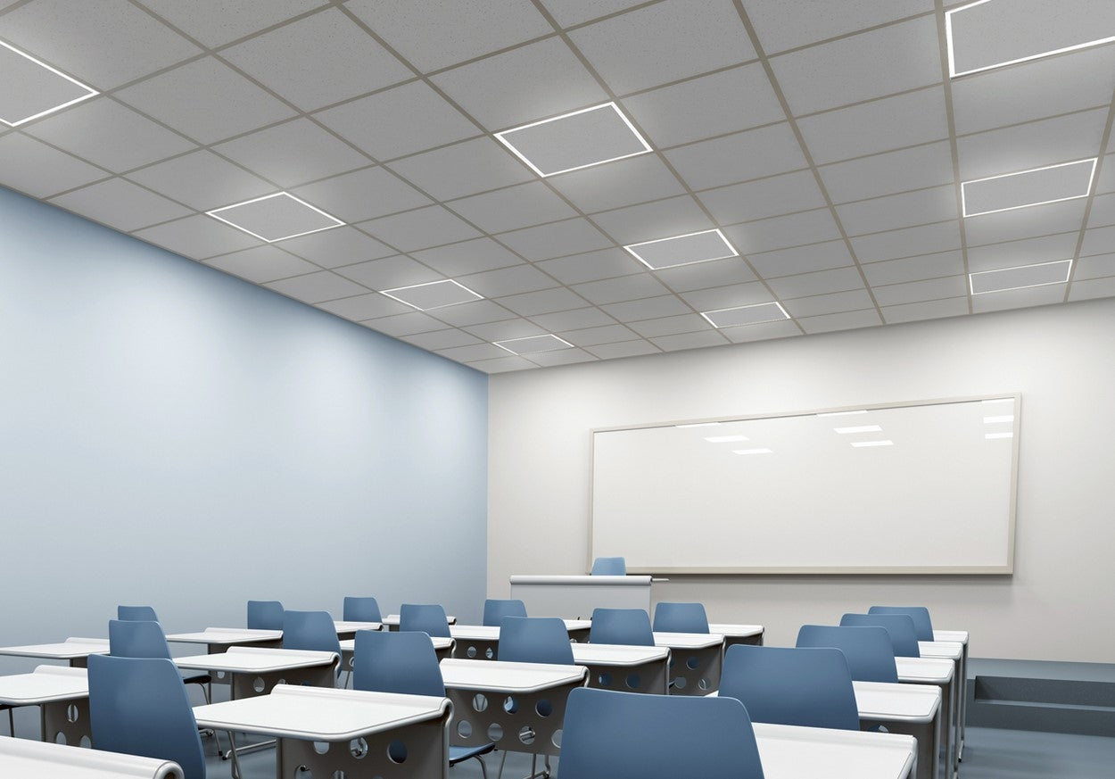 LED panel - design frame light - 60x60cm - warm white