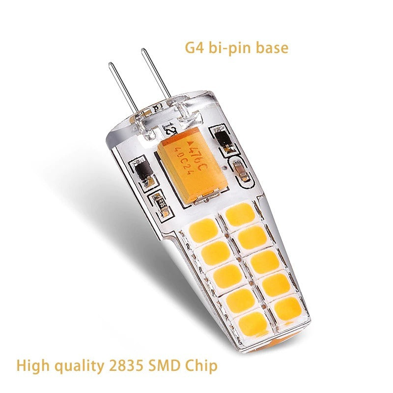 Lampe LED G4 - 3 W - 20 SMD de qualité supérieure - blanc chaud - intensité variable - 330 lumens