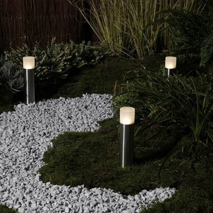 2x LED Pillars - 2 Watt - 12V - 16cm - complete set