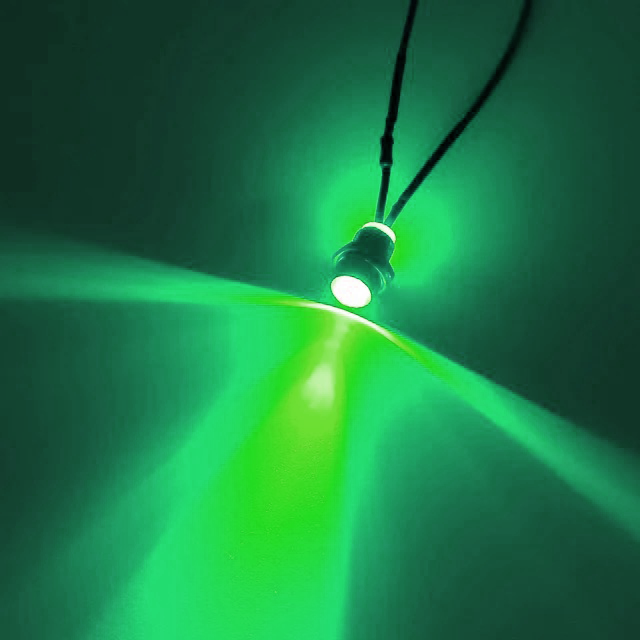 Mini LED spotverlichting - Groen - 10mm - 12/24V