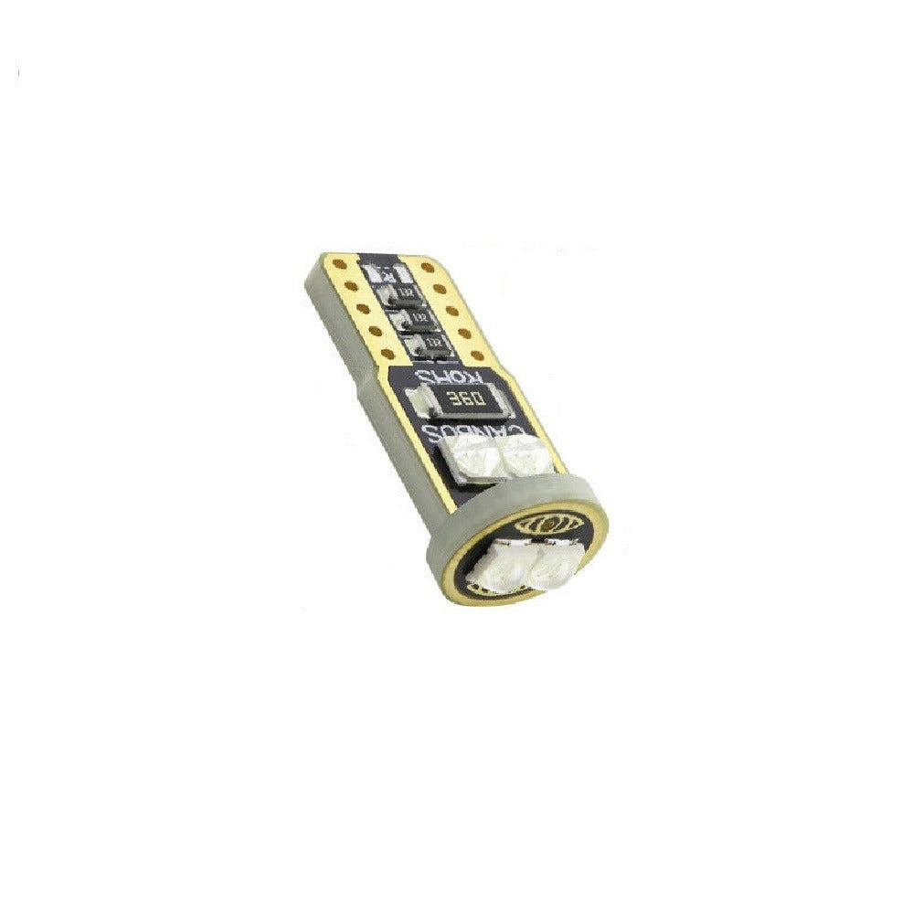 T10 LED - CANBUS - Extra bright - 6SMD - 12V - Ice blue - Per piece