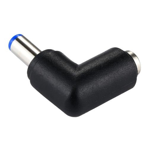 Connecteur CC coudé à 90 degrés - 2,1 x 5,5 - fiche adaptatrice