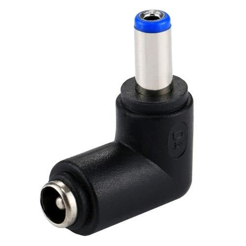 Connecteur CC coudé à 90 degrés - 2,1 x 5,5 - fiche adaptatrice