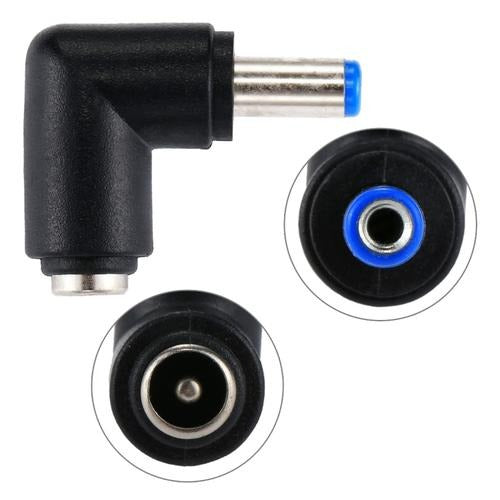 Connecteur CC coudé à 90 degrés - 2,1 x 5,5 - fiche adaptatrice