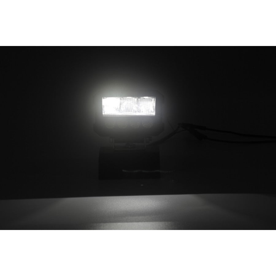 LED work light + warning light - White + amber - R10 / R65 / R149 - 12 / 24V