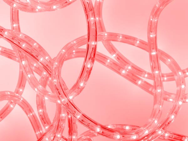 LED light string - 9m - 324 LEDs - Red - can be shortened