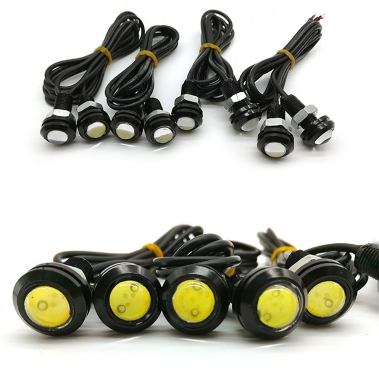 LED 18 mm - Œil d'aigle - Bleu cristal - Étanche
