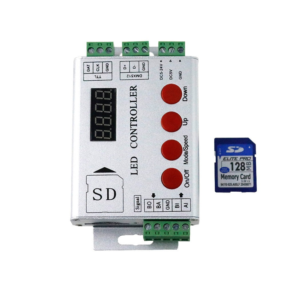 Digital LED Strip Controller + Editing Software - SD Card