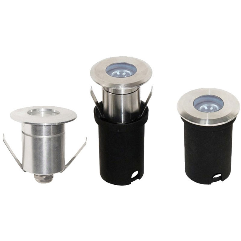 8x LED recessed spotlight - 12V - 3 watts - 51mm - complete set