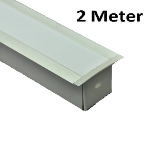 Profilé LED 2 mètres - 35 mm encastré XL