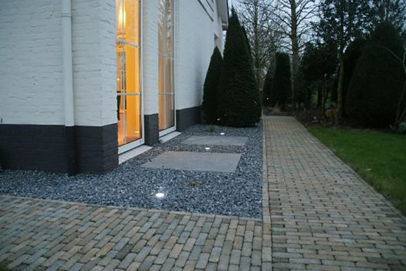 LED grondspot - 0.7W - 65mm - Koud wit - Inbouw - Rond