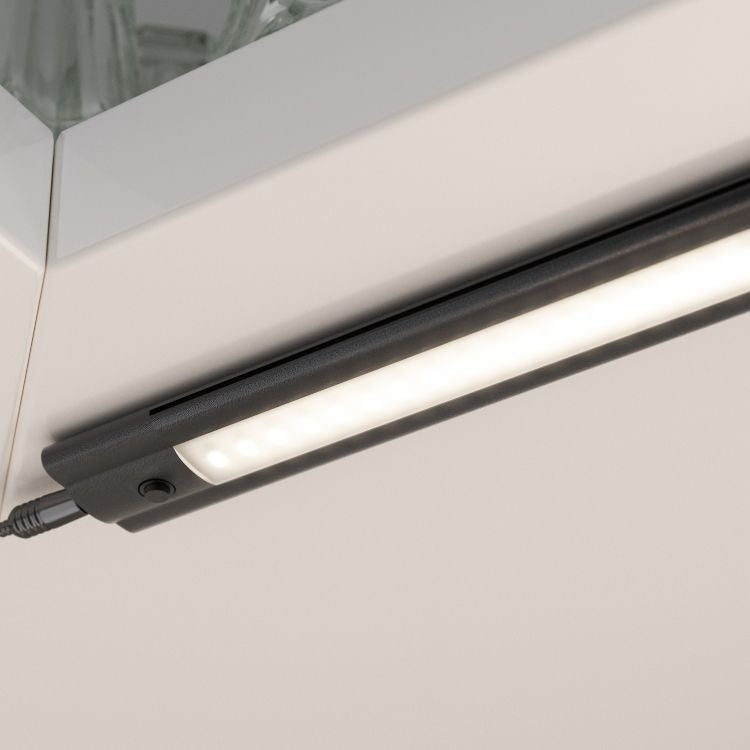 LED onderbouwverlichting - 30cm – dimbaar - zwart