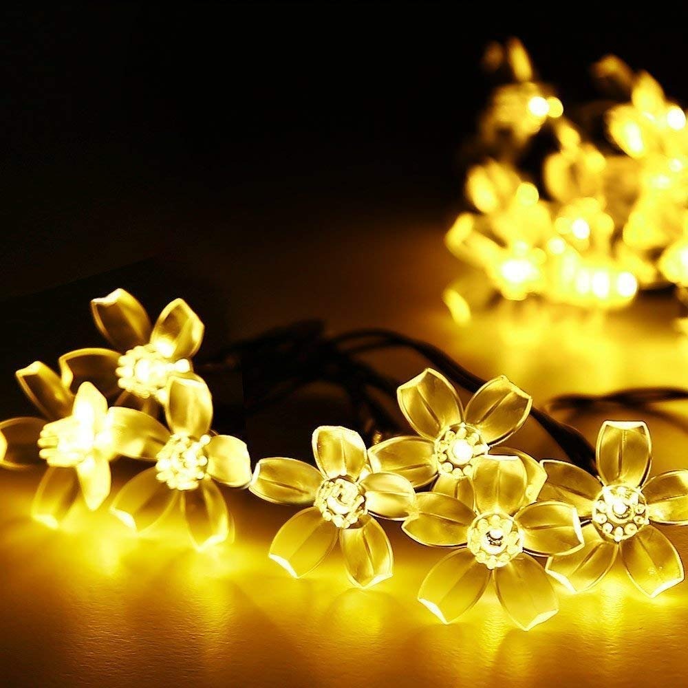 Kersenbloesem tuin decoratie- 20 LED - Solar - Warm wit - 5 meter