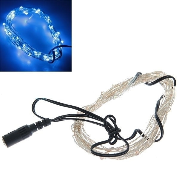 Câble de 5 mètres - Bleu - Éclairage LED - 12 volts - Ultra fin