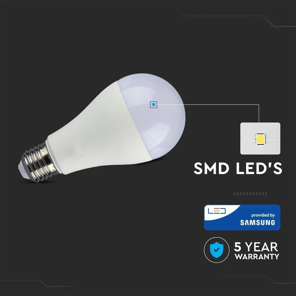 LED oplaadbare noodlamp - E27 - 9W - Warm wit - 806 Lumen