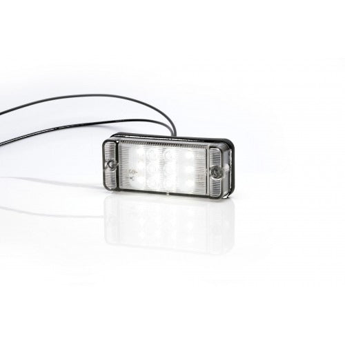 LED reversing light - 12 LEDs - White - 12/24V - ECE E20