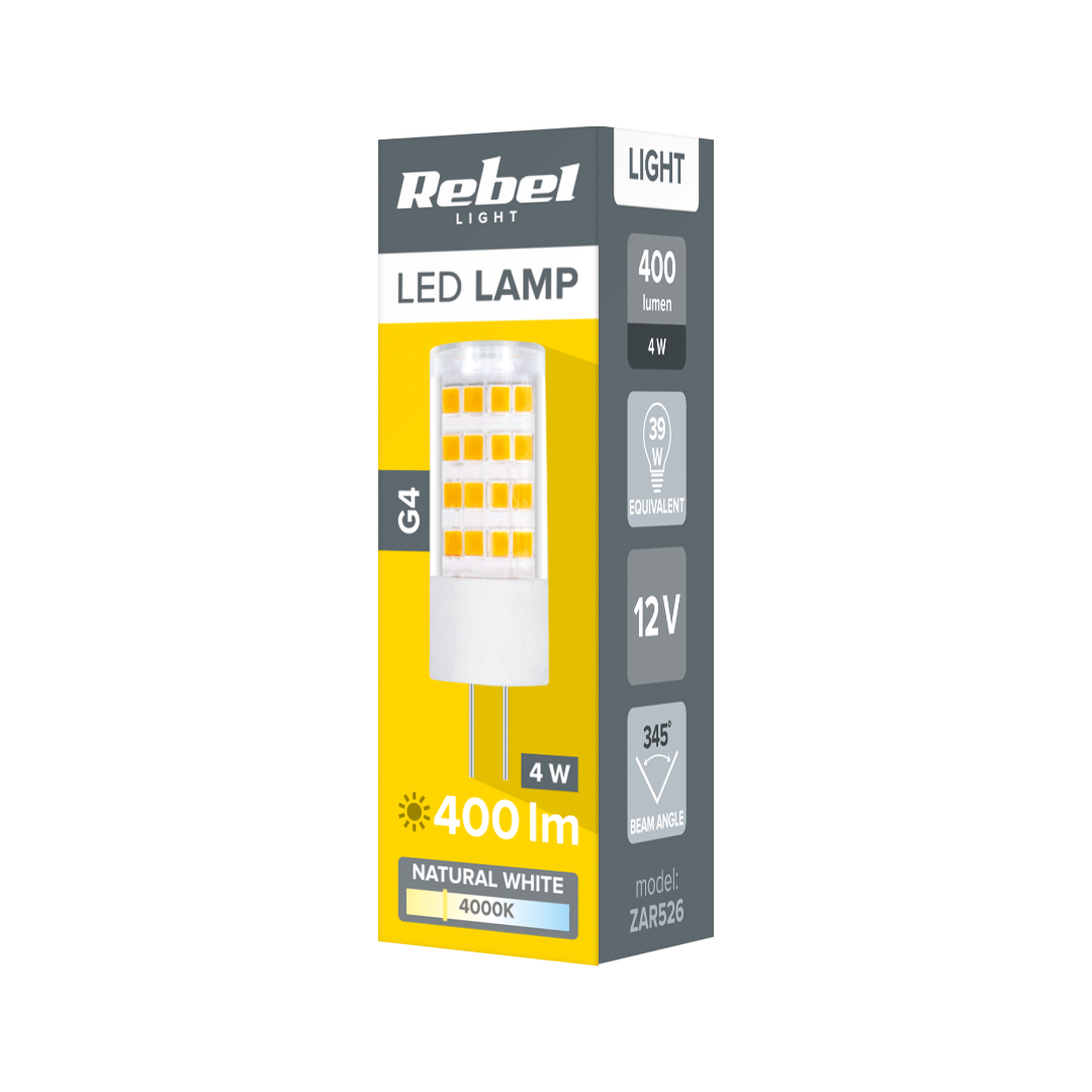 G4 LED - 4W - Neutraal wit - 400 Lumen