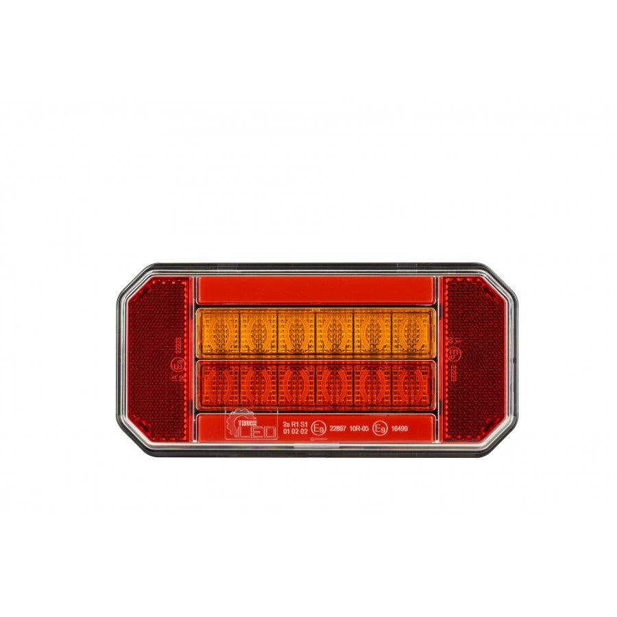 LED achterlicht + knipperlicht - 12 / 24V - 24 LED