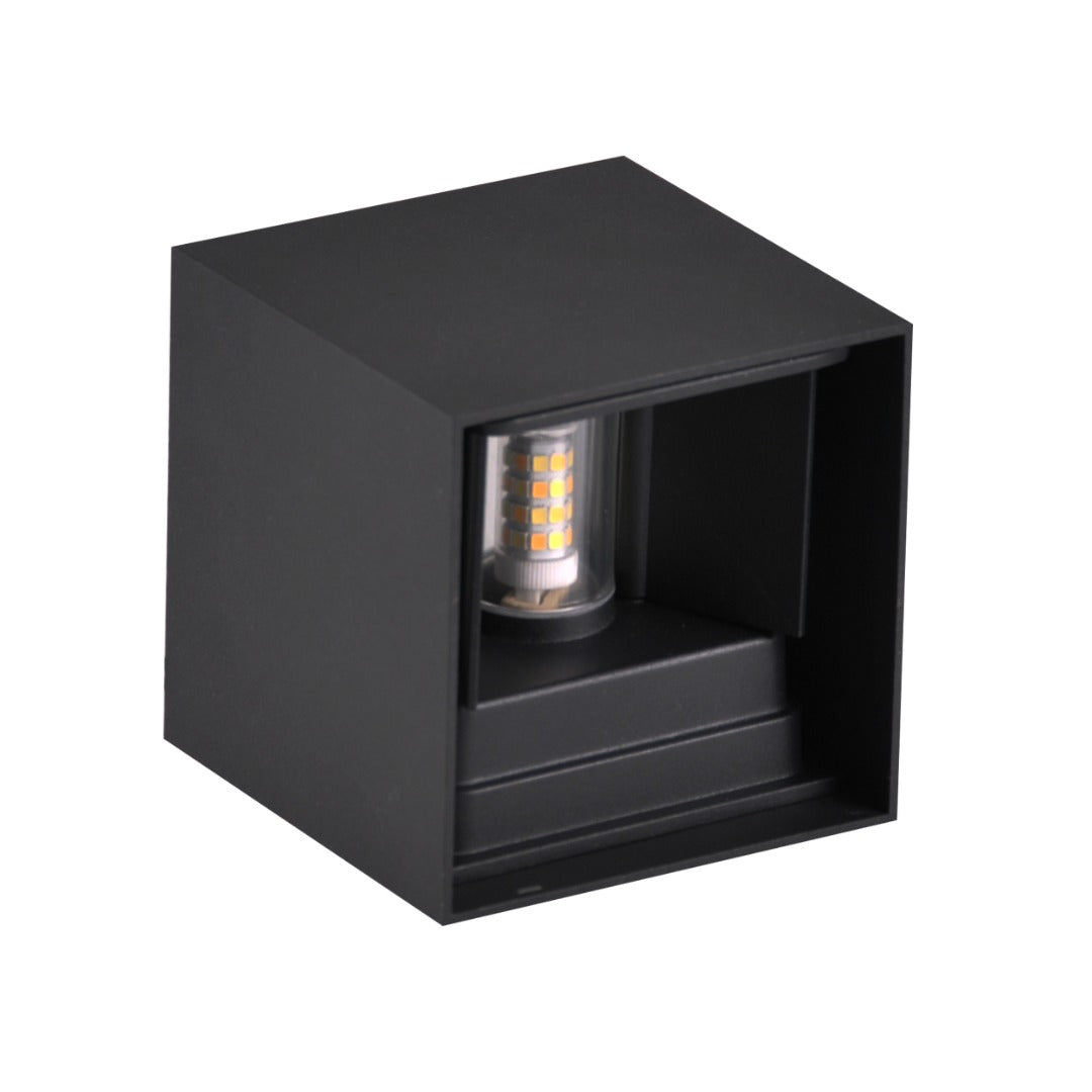 LED facade lamp G9 - 5W - Black