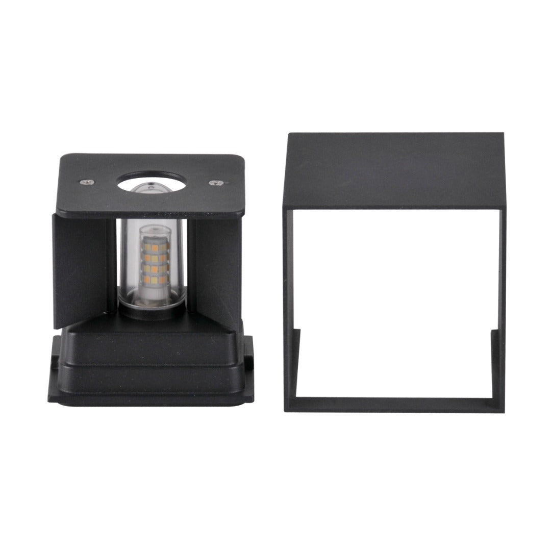 LED facade lamp G9 - 5W - Black