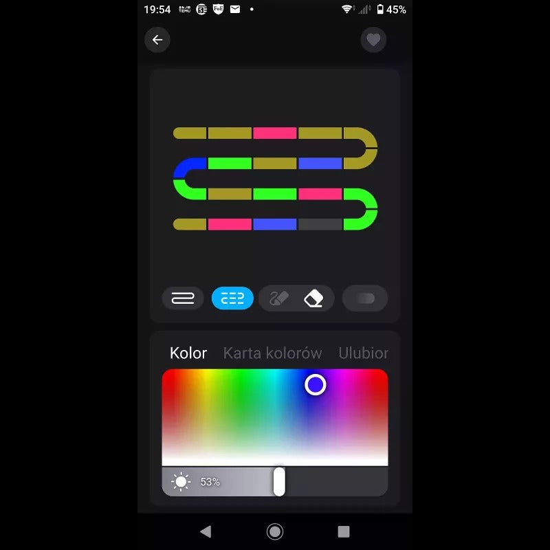 RGB light string 10 meters USB - programmable - 100 LEDs - Dreamcolor